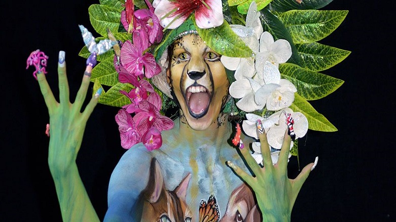 Fotoğraflarla “Vücut Boyama Festivali”